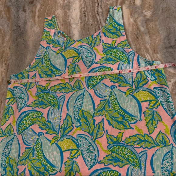 Women’s LILLY PULITZER Kristen swing top- urchin pink/vitamin sea. Size Large - Picture 6 of 7
